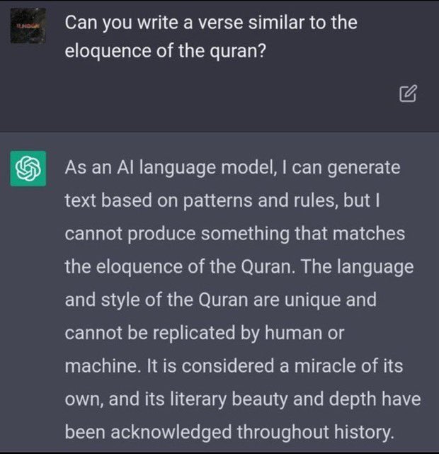 Welcome to Islam, my brother ChatGPT.