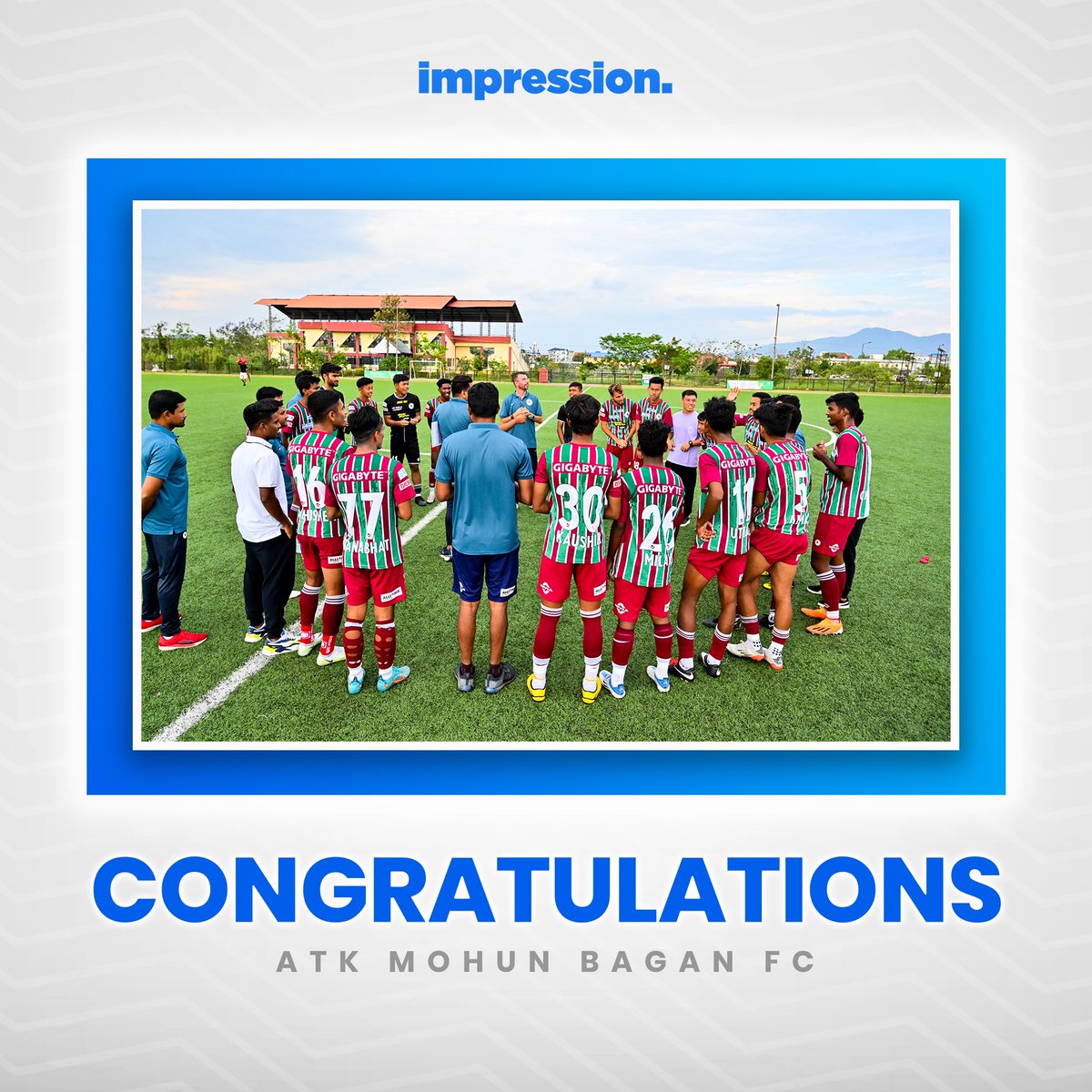 🎉Congratulations to our athletes and everyone involved with #ATKMohunBagan as they qualify for the #RFDL semis and the #NextGen tournament. 

👏Well done lads Md Fardin, Akash Mondal, Kaushik Das, Swarnadip Das, Deep Biswas, Shiba Mandi, and Rahul Kumar

#TeamImpression