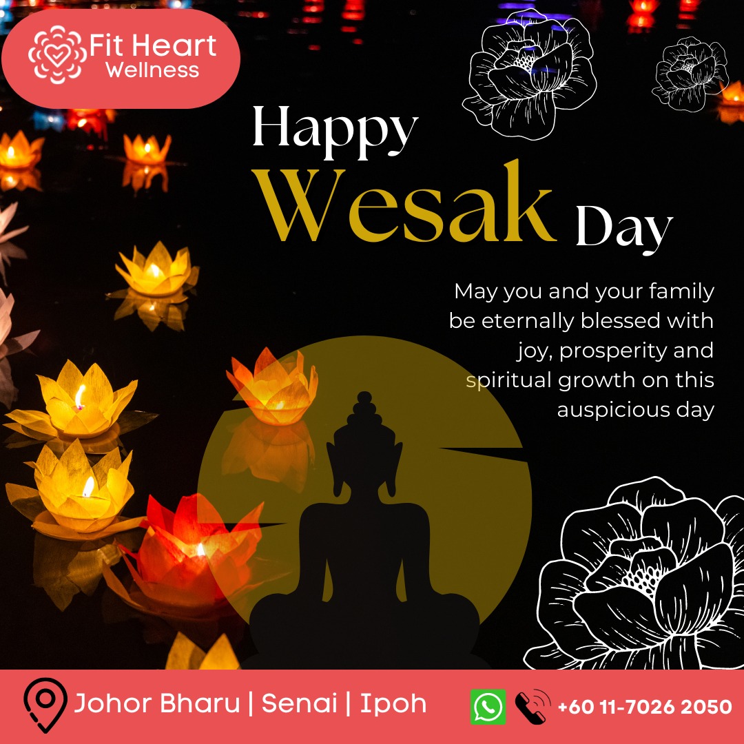 May you and your family be eternally blessed with joy, prosperity and spiritual growth on this auspicious day.

Happy Wesak Day.

#wesakday #happyWesakDay #fitheartwellness #eecp #eecptreatment #eecptherapy #bemer #irsauna