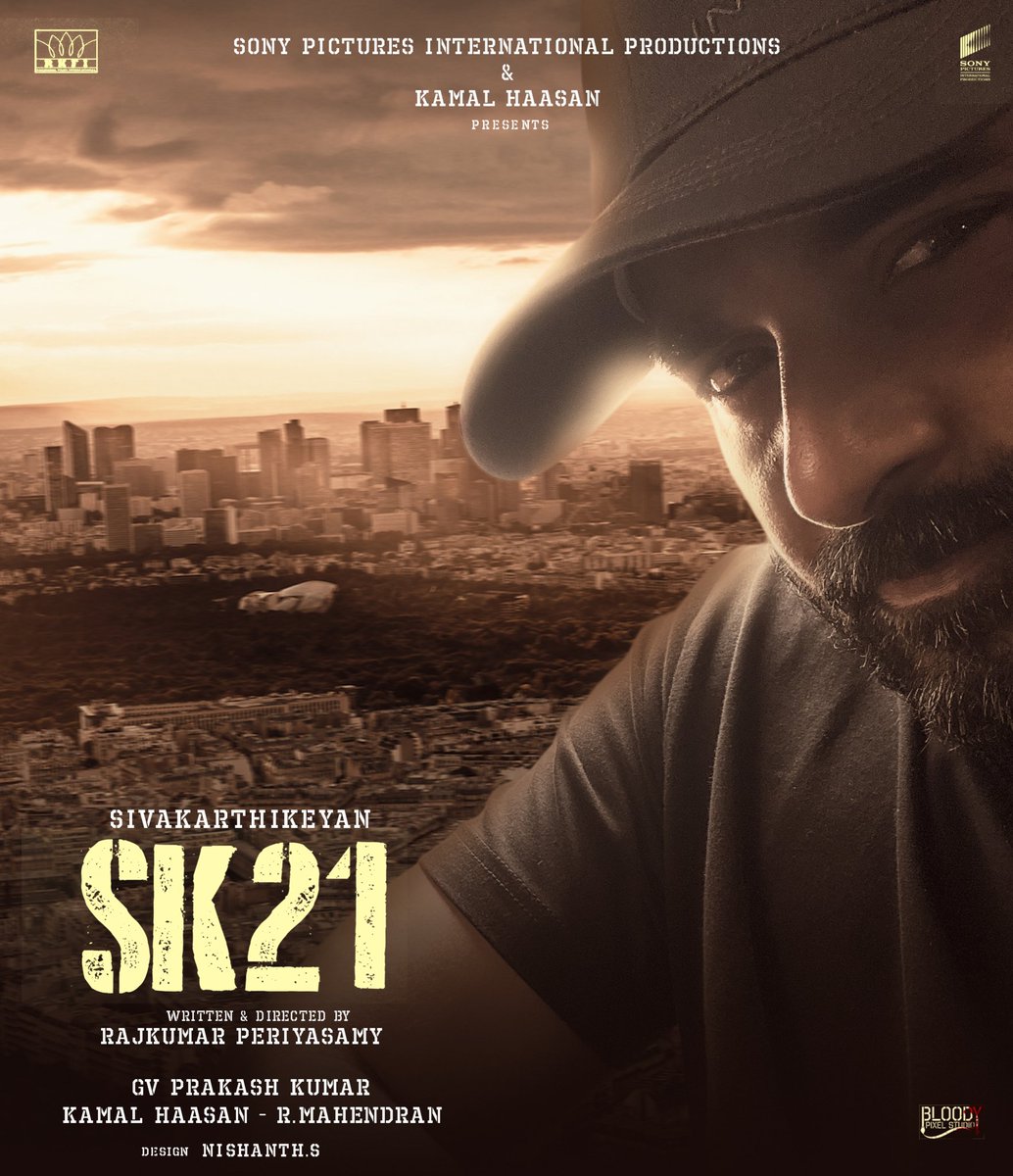 #SK21 Shoot Begins Soon 💥

@Siva_Kartikeyan @Sai_Pallavi92 
#RajkumarPeriyasamy @gvprakash @RKFI @ikamalhaasan @sonypicsfilmsin 

#SivaKartikeyan21 #Production51