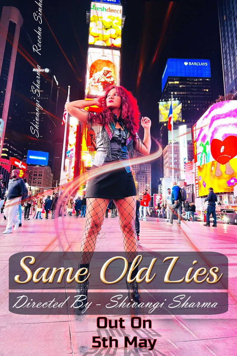 iam_Shivangi's tweet photo. Arriving tomorrow #sameoldlies #SOL https://t.co/zdgsJfqJ3H