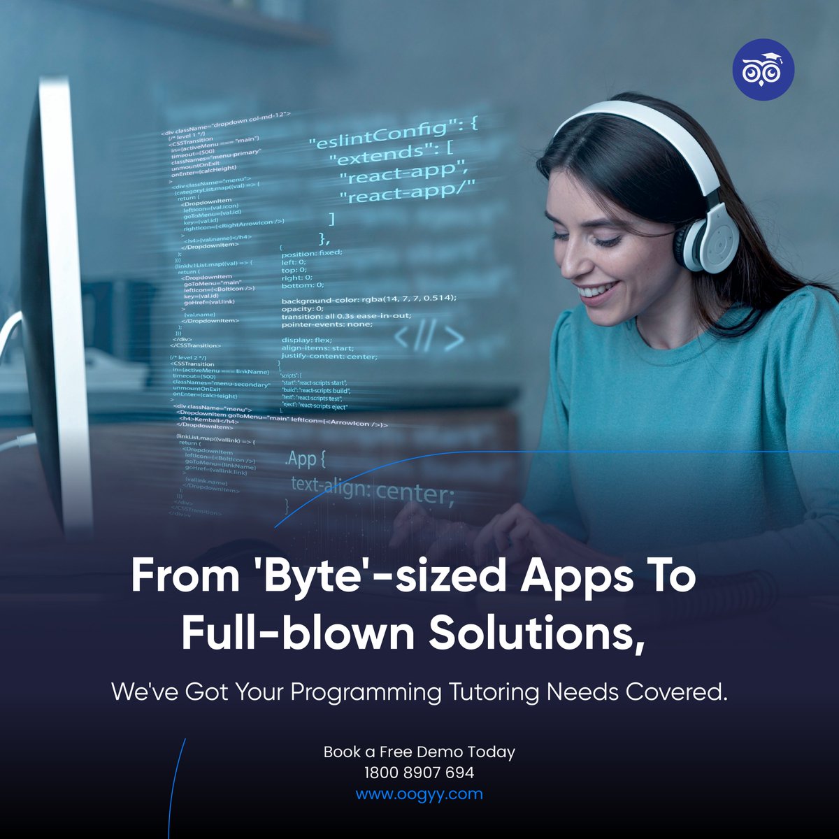 Oogyy_App's tweet image. With Oogyy, you can have your own teaching app built and published in no time, giving your students easy access to your courses and services. 

Toll-Free - 1800 890 7694
Learn more: oogyy.com

#coachingapp #teachingapp #tutorapp #trainingapp #appbuilder #oogyy