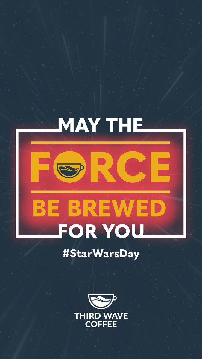 thirdwaveindia's tweet photo. May the force be brewed for you ☕
.
.
.
#StarWarsCelebration #StarWarsDay #Thirdwavecoffeeindia https://t.co/AUlI0DVFZF