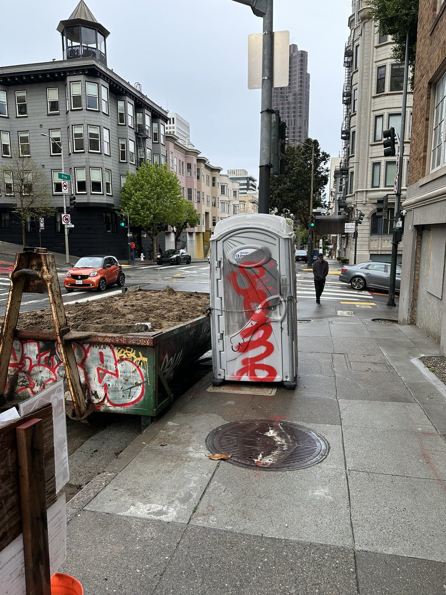 This is how SF’s  #megalandlord #veritasinvestments pillages and destabilizes our most iconic neighborhoods such as #nobhill. This is #655powell on our world famous #cablecars line that goes to #fishermanswharf. Our City is in a desperate battle to recover and survive from the