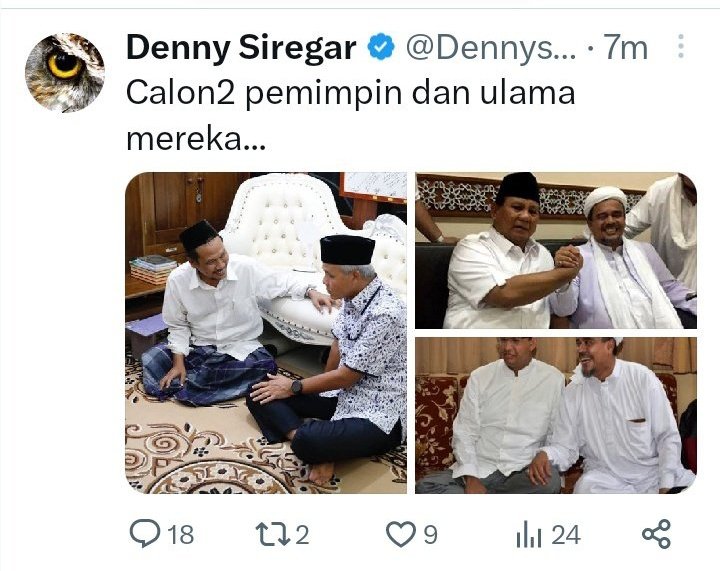 Generasi_MudaNU's tweet photo. Dulu si @Dennysiregar7 ini menggunakan Foto Gus @gusmusgusmu untuk dibanding-bandingkan, sampai ditegur oleh Gus @YaqutCQoumas .

Sekarang malah pakai Foto Gus Baha.
Orang model begini ini yang membuat pilpres panas dan ribut, suka ngadu domba Ulama.

Halo Pak @ganjarpranowo https://t.co/JBmpHwkyDf