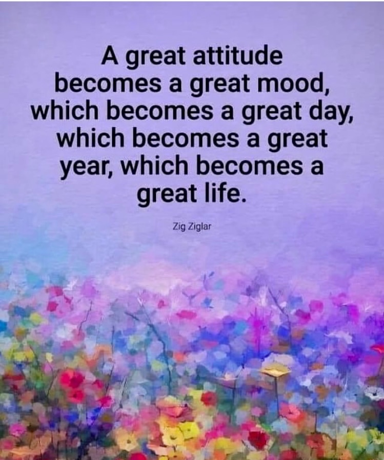 Attitude is everything.