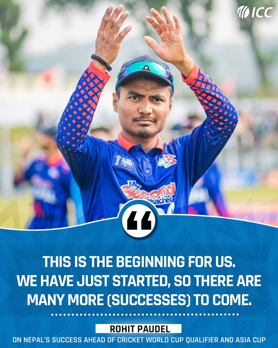 Strong words from the Nepal captain ahead of the upcoming <a href="/cricketworldcup/">ICC Cricket World Cup</a> qualifier and Asia Cup 💪

More: bit.ly/3LRBEGO