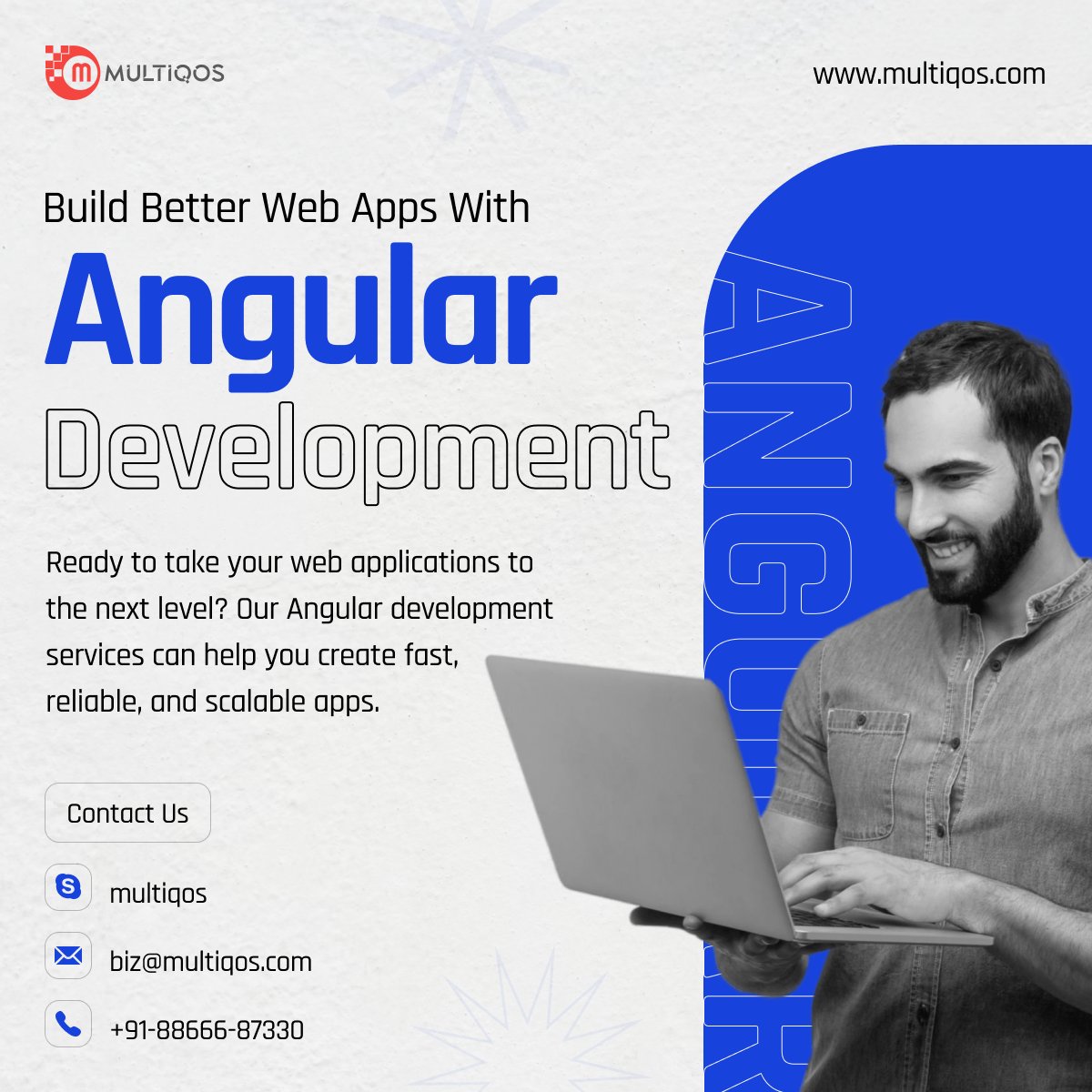 MultiQoS's tweet image. Struggling with complex enterprise apps?
Streamline your business with #Angular's powerful tools!🚀
Talk to our experts at #MultQoS:
bit.ly/3ntqlvg
#AngularDevelopment #angulardeveloper #webappdevelopment #hirededicateddevelopers #hireangulardeveloper