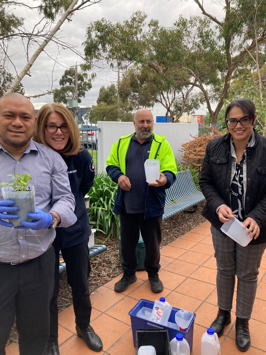 NetafimAusNZ's tweet image. Enjoying our 2nd #UsingLessDoingMore activity today.

Reusing milk cartons to plant and grow herbs and strawberries.

Can't wait for these herb seedlings to grow so we can enjoy using them in our cooking!

usinglessdoingmore.netafim.com/earth-day-2023