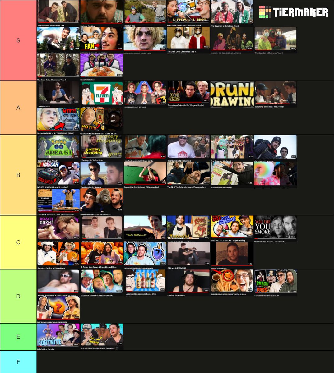 Tapewing's tweet image. Ngl S tiers are just my comfort videos, most of A tier as well😔