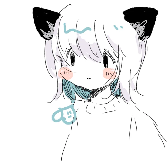 #ゴールデンウィークSNS展覧会2023  ゆるい線で女の子描いてます