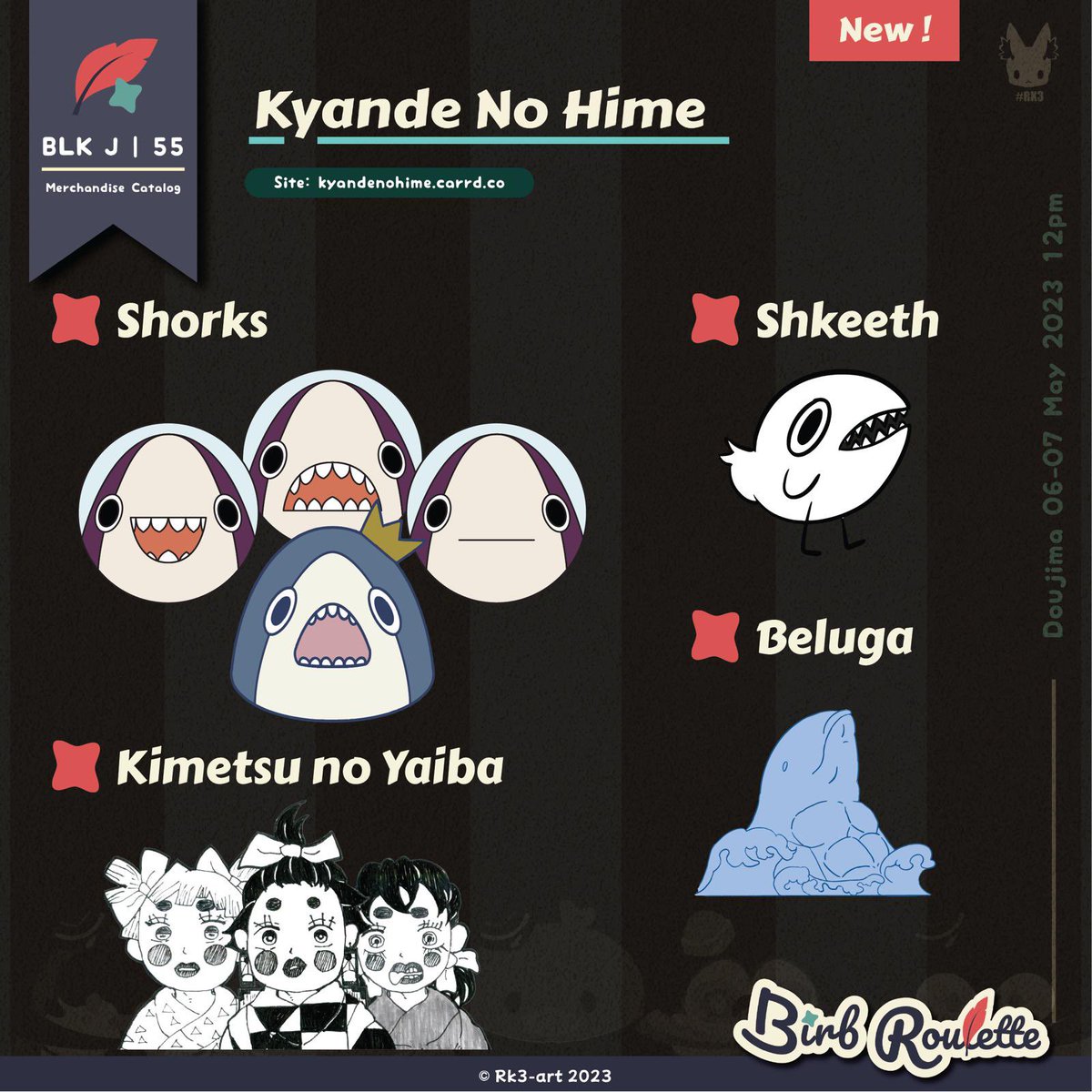 kyandenohime's tweet photo. Hamlo ٩(๑❛ᴗ❛๑)۶
Find us at @neotokyoproject 's Doujima'23 | 06-07 May! 😊 We are open from 12pm /11am respectively! 👀✨ See you there!!
Cr: @rk3art
.
.
.
.
.
#doujima2023 #sg #artistalley #newcircle #doujimaartistalley
#rk3art #birbroulette https://t.co/9eNmEpTLVX