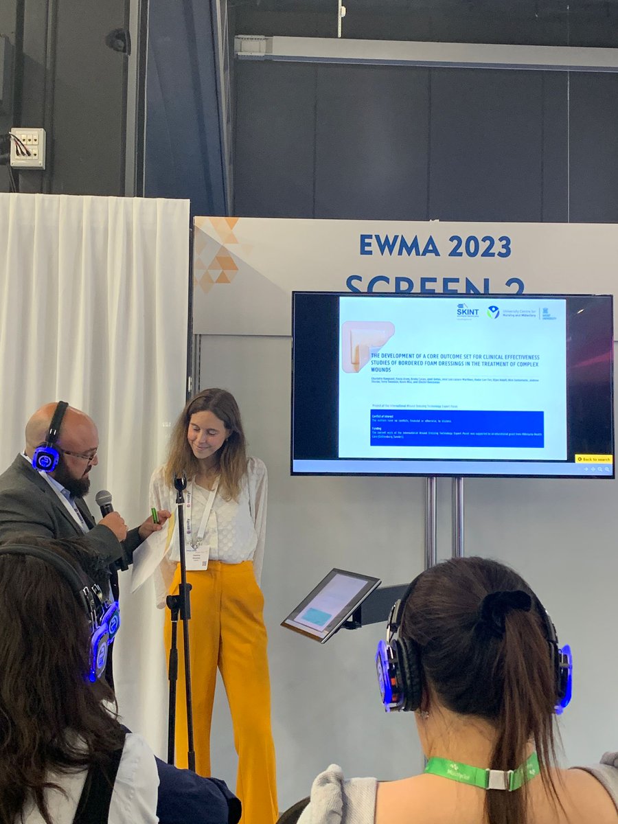 Yesterday I presented my e-poster presentation at #ewma2023 ! It was great to share my research and get feedback from fellow attendees. Looking forward to continuing the discussion and learning from others in the field. #research #academia <a href="/EWMAwound/">EWMA</a> <a href="/SKINTUGent/">Skin Integrity Research Group</a> @DimitriBeeckman