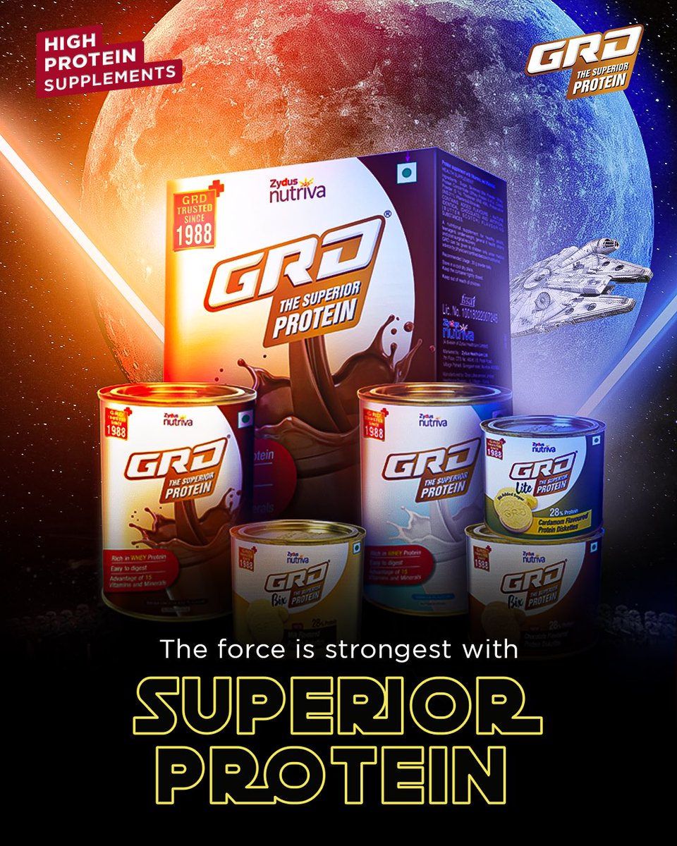 GrdProtein's tweet photo. May the GRD superior protein be always within you.  Celebrating star wars and its great legacy.
.
.
.
#HealthyWithGRD #Protein #Immunity #Nutrition #HealthyLifestyle #GRDTheSuperiorProtein #starwarsday #starwars https://t.co/pMkBuUKURj