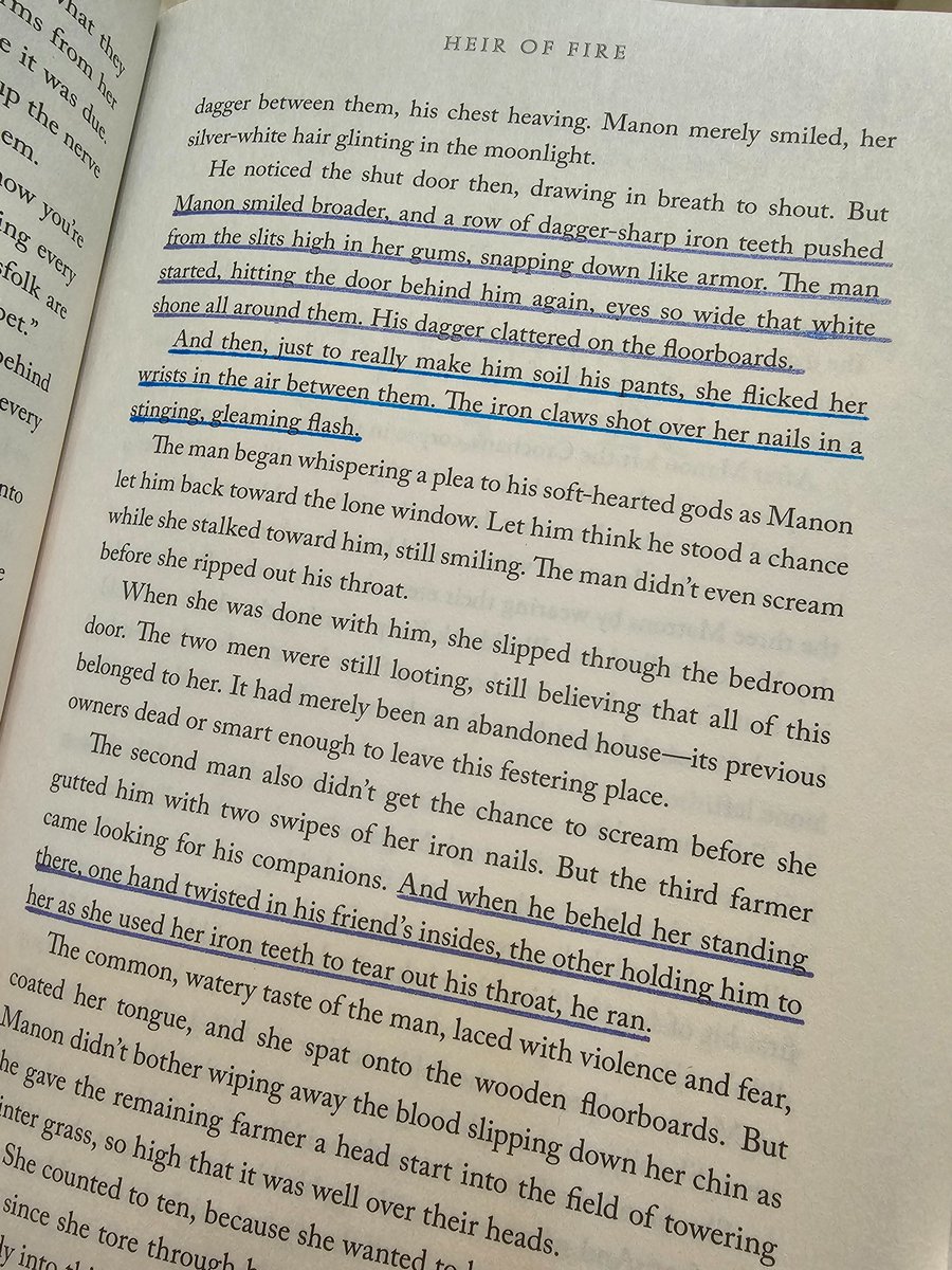 KamiLecea03's tweet photo. !!!SPOILERS!!! Spoilers for Heir of Fire

Daaaaang Manon. Girl😳
#BookLover #books #bookish #bookseries https://t.co/lJwhRCnCWr