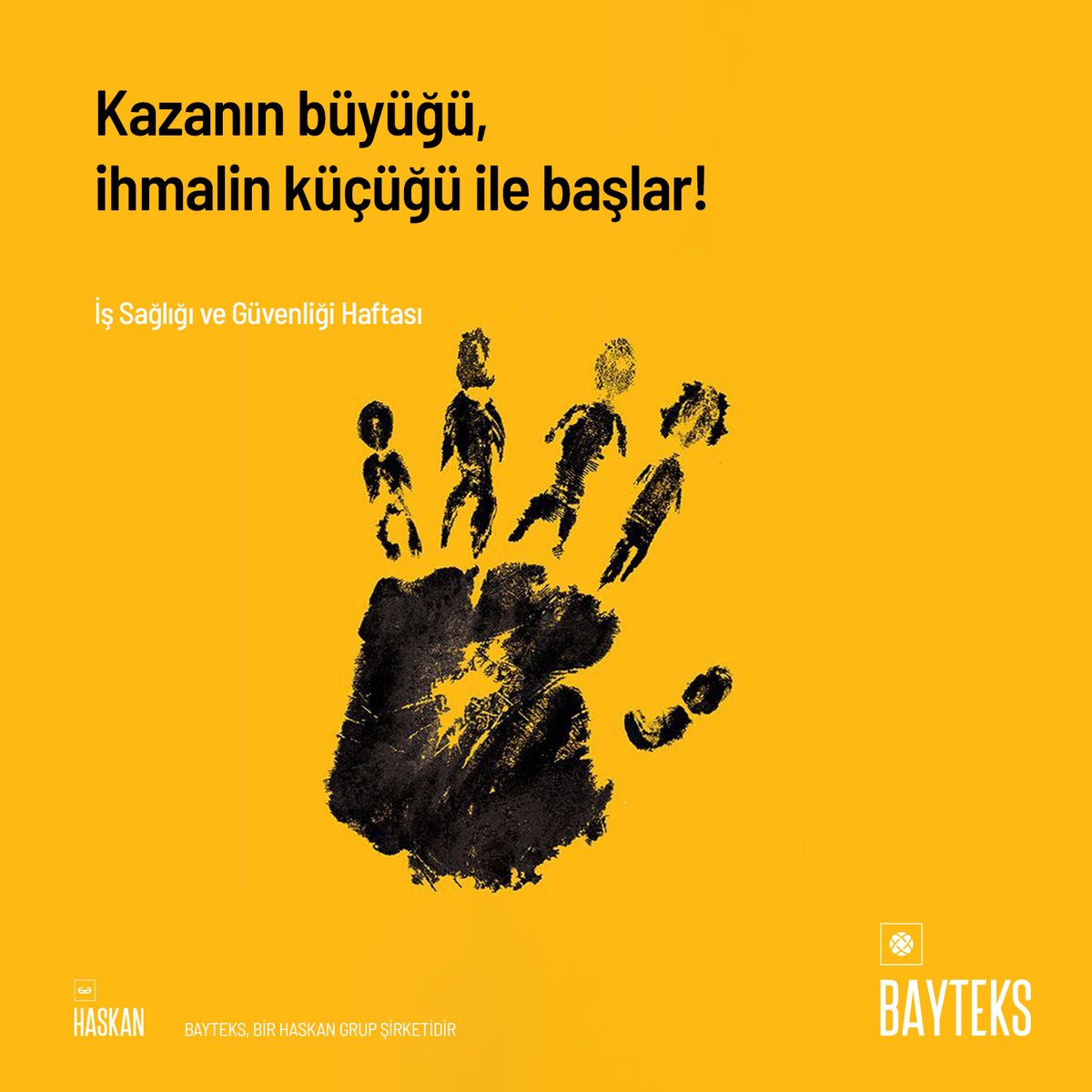 İş güvenliği,işin parçasıdır.

#byateks #isg #işsağlığıvegüvenliği