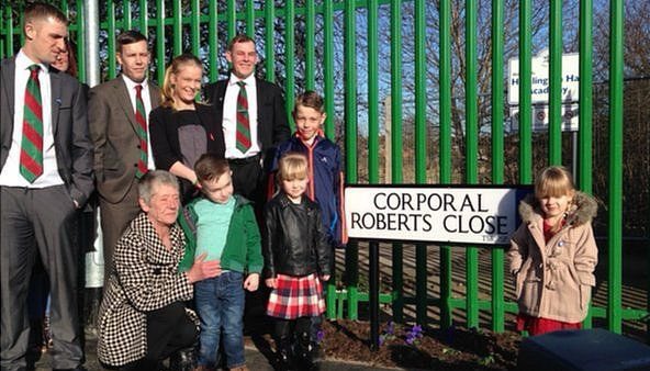 Andrew had a street named after him, Corporal Roberts Close, in Hemlington, Teesside.

A great way of keeping our fallen heroes memories alive and should be done in every town/city 🙏

Thank you for your service Andrew ❤️

Lest we forget 🇬🇧