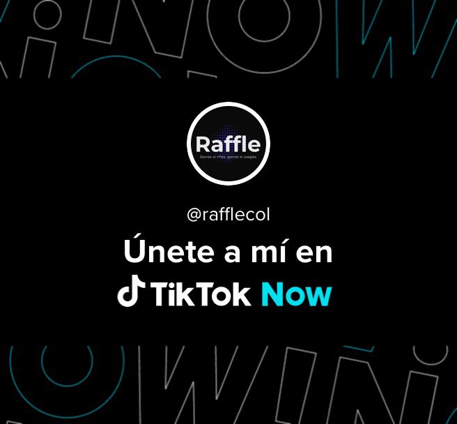 RaffleCol's tweet image. #Raffle en #TikTok