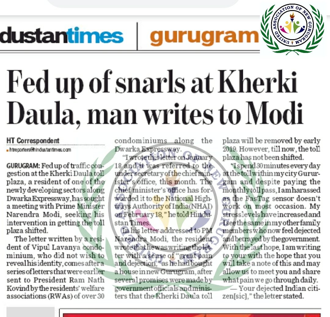 KherkiDaula Toll Removal tweet media