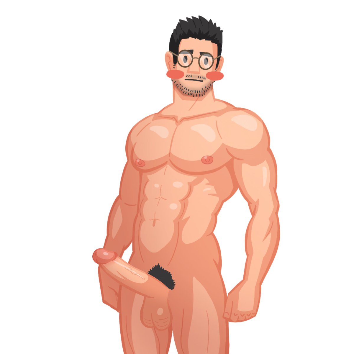 SatoSuday's tweet photo. Character practicing, this week I have a few ideas about dating game to bad most of them are messy and unconnected yet 😅,So I decide to post my in game character now and hope that my ideas got connect to my work soon.

#gayillustration #gayart #bara #instagay #gayhunk https://t.co/vsZ1RpntOq