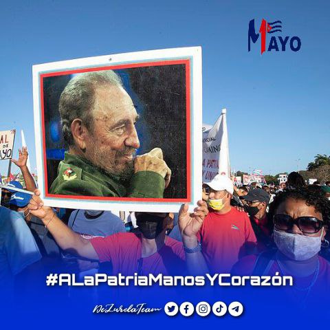 El próximo 5 de mayo demostraremos en cada plaza , en cada barrio y en cada comunidad la grandeza de este pueblo. A desfilar todos a la Patria Manos y Corazón. <a href="/YamileRamosCord/">Yamilé Ramos Cordero</a> <a href="/EvelioHerreraP1/">Evelio Herrera Padron</a> <a href="/Eugeniocubano/">Eugenio González Pérez</a>