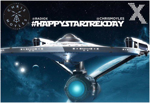 ChrisMoyles's tweet image. It’s that time again!
#HappyStarTrekDay everyone