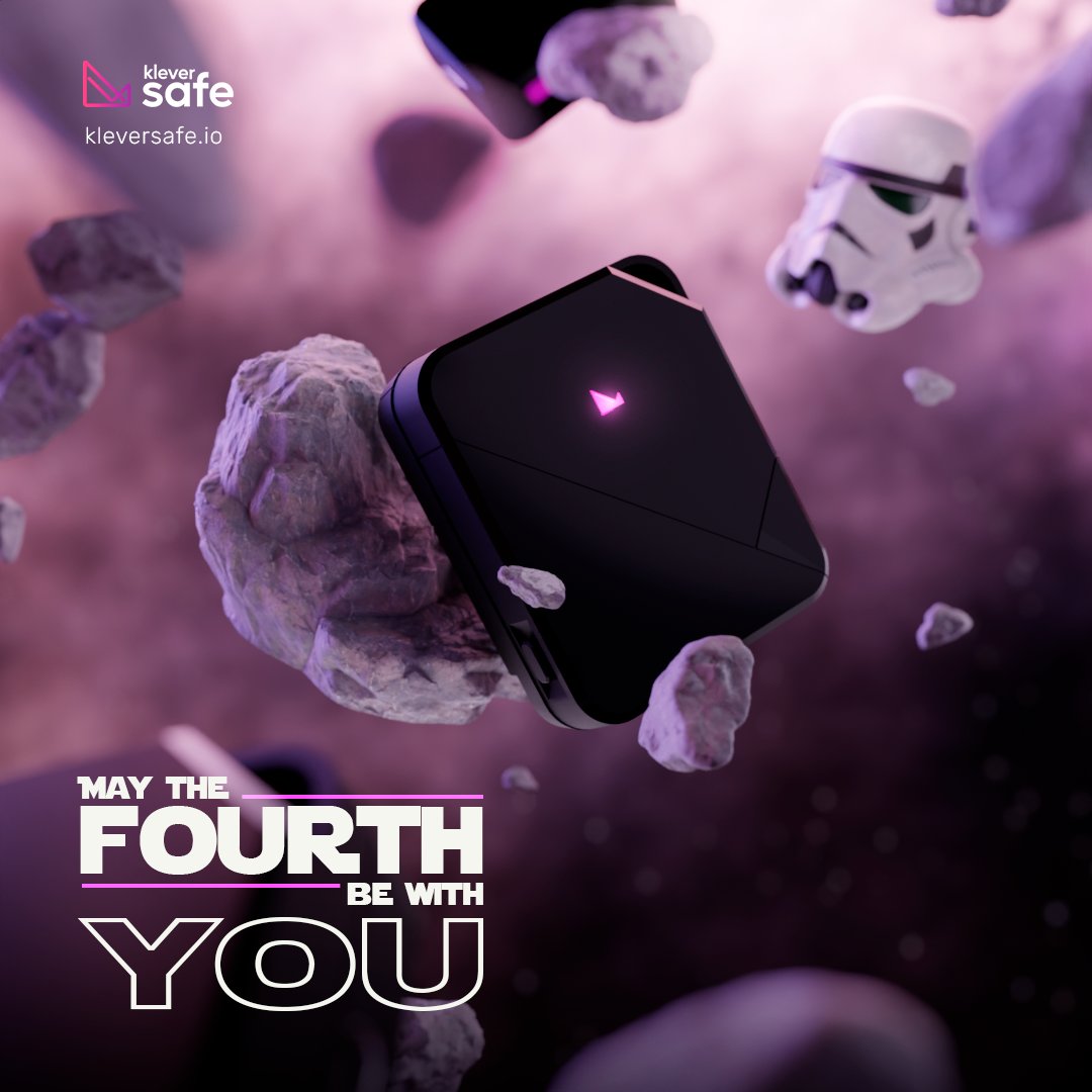 KleverElec's tweet photo. 💫 #MayThe4th be with you! 

Secure your digital treasures with #KleverSafe, the true guardian of the crypto galaxy. 

Trust #KleverSafe to protect your intergalactic wealth &amp; ensure peace of mind 🌠

#MayTheFourth #CryptoSecurity https://t.co/at3bMEVIHz