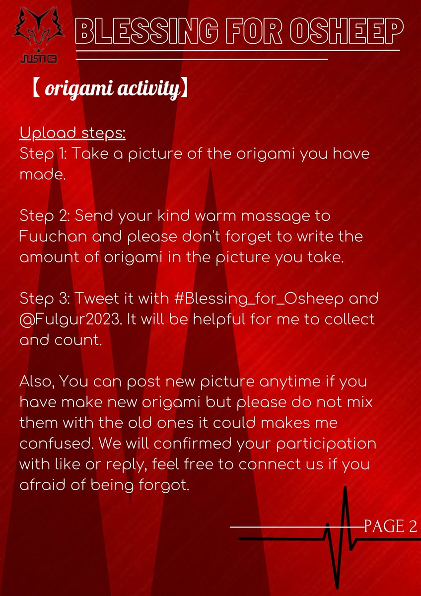 Fulgur2023's tweet photo. RT
Gtz everybaa!
Our Osheep has temporarily entered power saving mode due to health problems, and all we can do is continue to live a good life and bless for him.🌟✨
So, we would like to gather all the comfydants for this project, and the detail of the project will list below:- https://t.co/N4Vfkg7kav