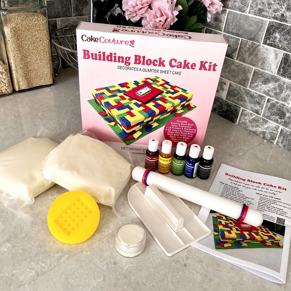 cvapodaca's tweet photo. Loving our new packaging for our Building Block Cake Kit! Now available at https://t.co/X6O367Hfcu. Check out the step-by-step video at https://t.co/A2coOMIOFV https://t.co/JfovnZ9o70