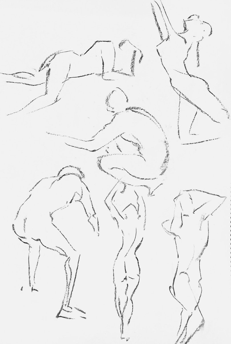 @SamizdatWorks I do have some older traditional sketches, the last two in charcoal 