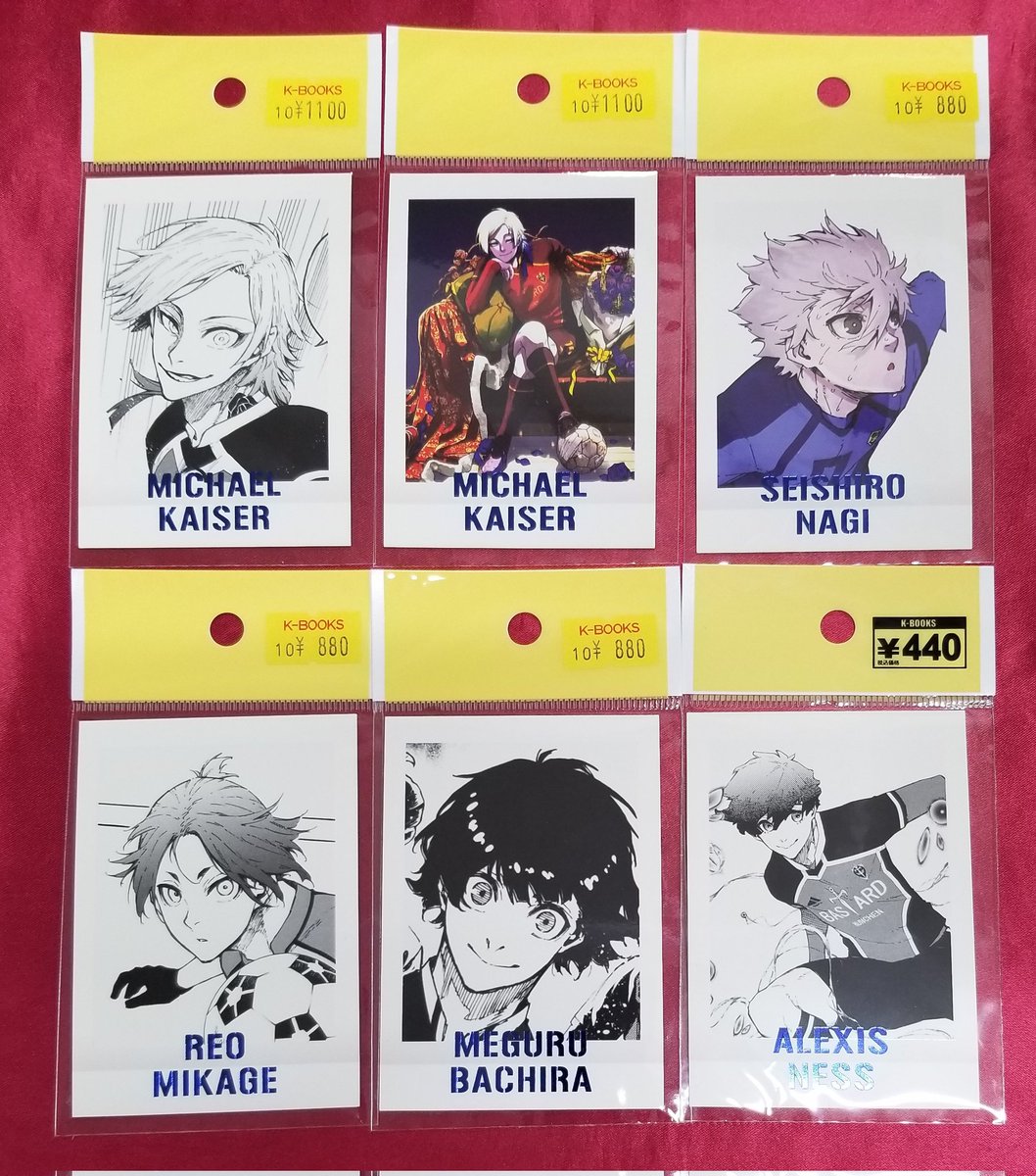 入荷情報】 ブルーロック展、ぱしゃこれPREMIUM、クリアシート