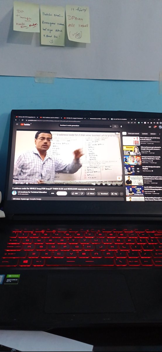 emgeenear's tweet image. Jaa rha hu mot ki Raam Katha likhne , say all the best to me 
.
.
.
#compilerdesign #Trending #computer #dtu