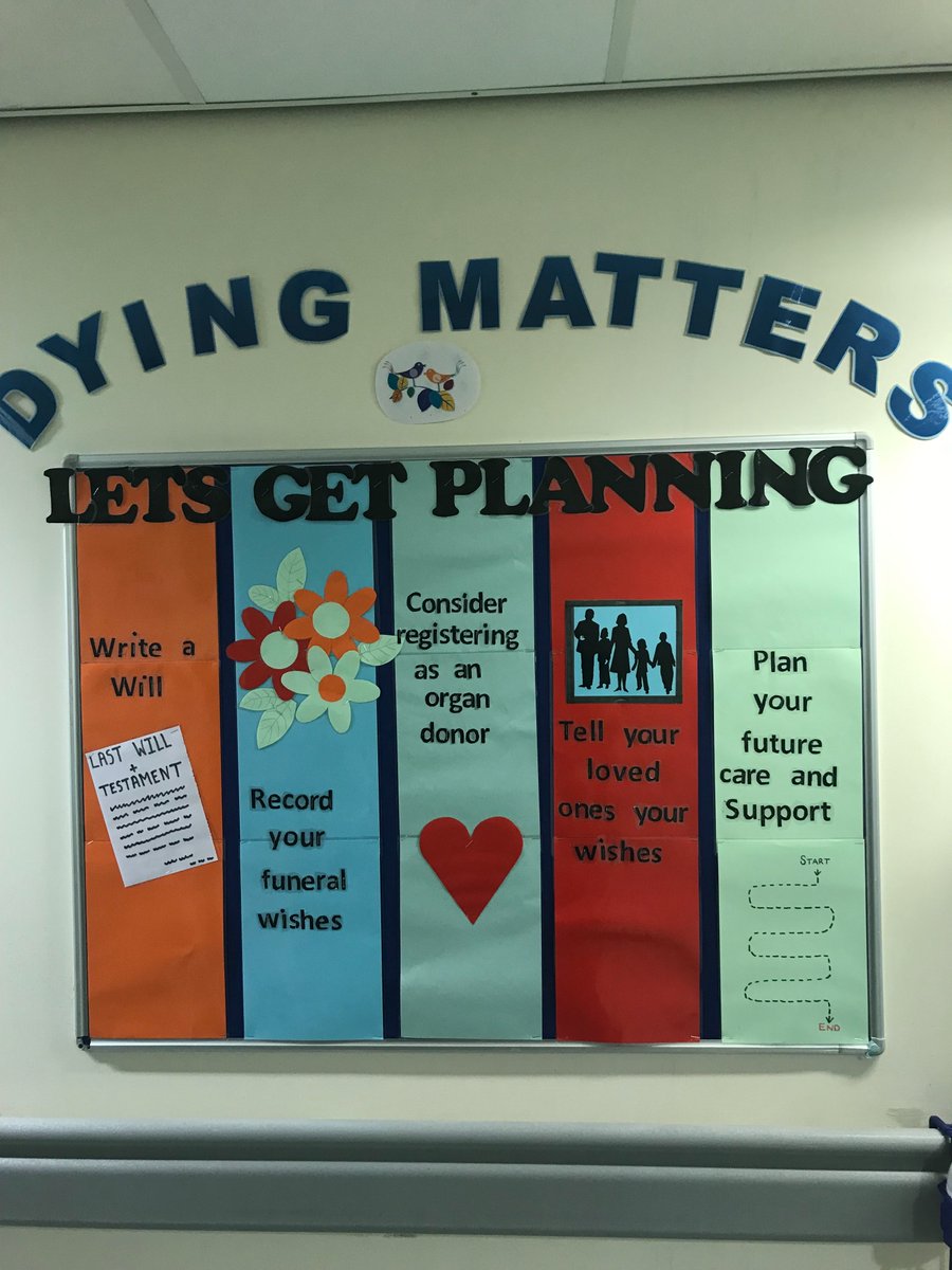 Planning your future care and myth busting are the Dying Matters theme for wards 401, 403 & 404. It starts with a tender conversation @UHDBTrust @hospiceuk #DMAW2023