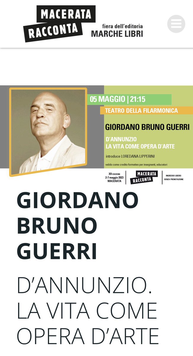 disobbedisco's tweet photo. @mcracconta @GBGuerri @LaLipperini @vittoriale @RizzoliLibri https://t.co/aiUfzkEGf1