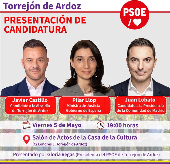 Foto cedida por PSOE Torrejón