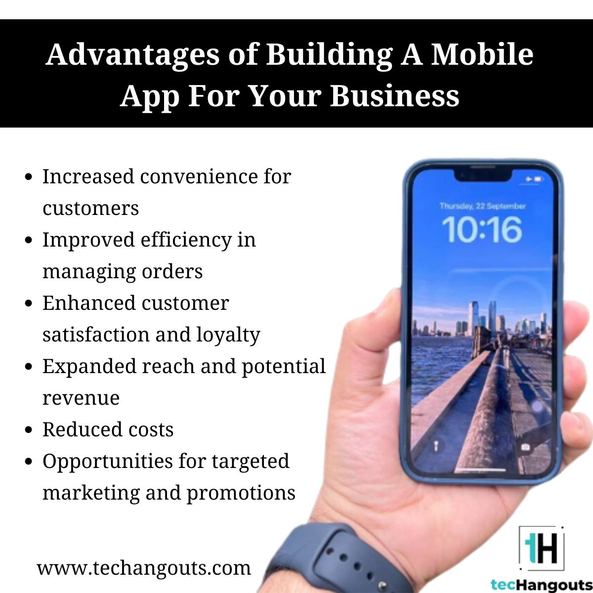 Do you remain uncertain about whether to invest in #appdevelopment for your business? You shouldn't overlook the benefits of having your own mobile application!

Explore the reasons why creating an app can propel your business to new levels. 📱📈

#MobileApp #BusinessGrowth