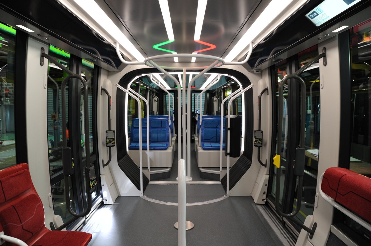 Alstom's tweet photo. #MayThe4thBeWithYou! The lightsaber effects are strong on this one, young padawans! Who knows in which city these beauties are in service? #StarWarsDay https://t.co/oCnItGRoxa
