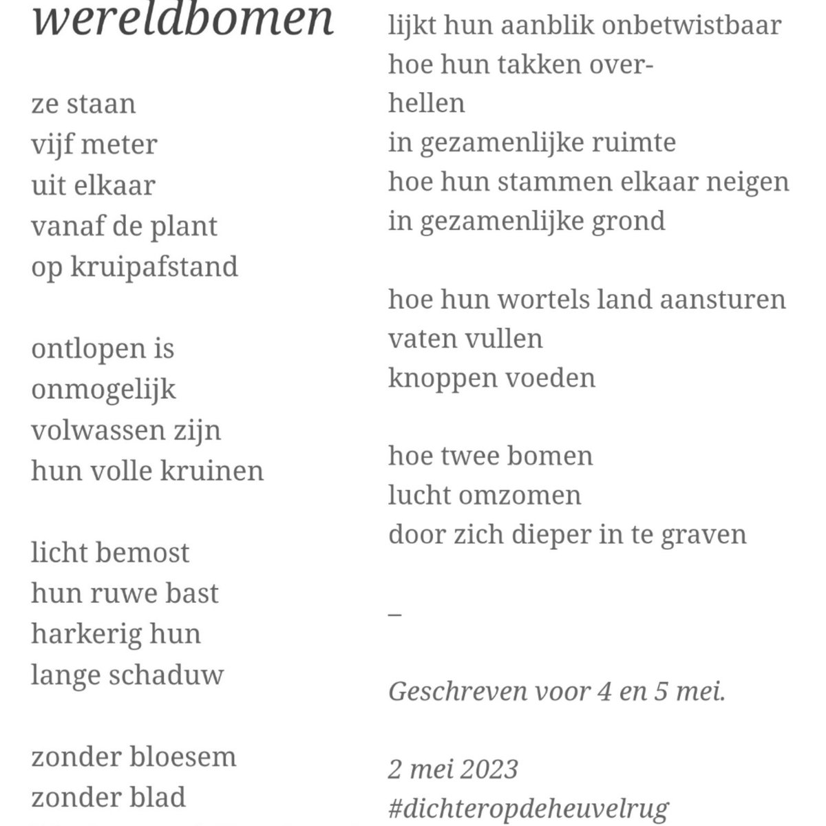 Geschreven voor 4 en 5 mei.
#Dodenherdenking #Bevrijdingsdag  #dichteropdeheuvelrug <a href="/gem_heuvelrug/">Utrechtse Heuvelrug</a>