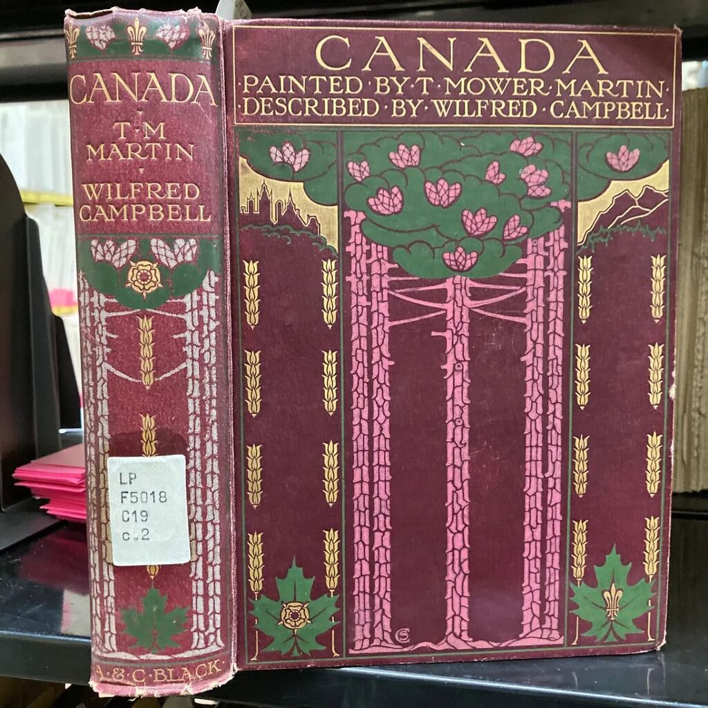 jordan_library's tweet photo. A signed #PublishersBinding! Published in London in 1907, the cover design for Canada was created by Carlton Studio. Carlton Studio was founded in London in 1902 by 4 artists; Archibald Martin, T.G. Greene, Norman Mills Price, and William Wallace. They w… https://t.co/fc7NCRNRcQ https://t.co/S4mK40FNfh
