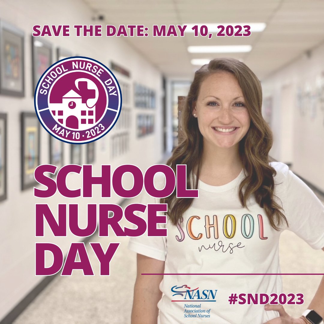 We are the leaders who bridge health care and education: #SND2023 on May 10. #schoolnurses schoolnurseday.org