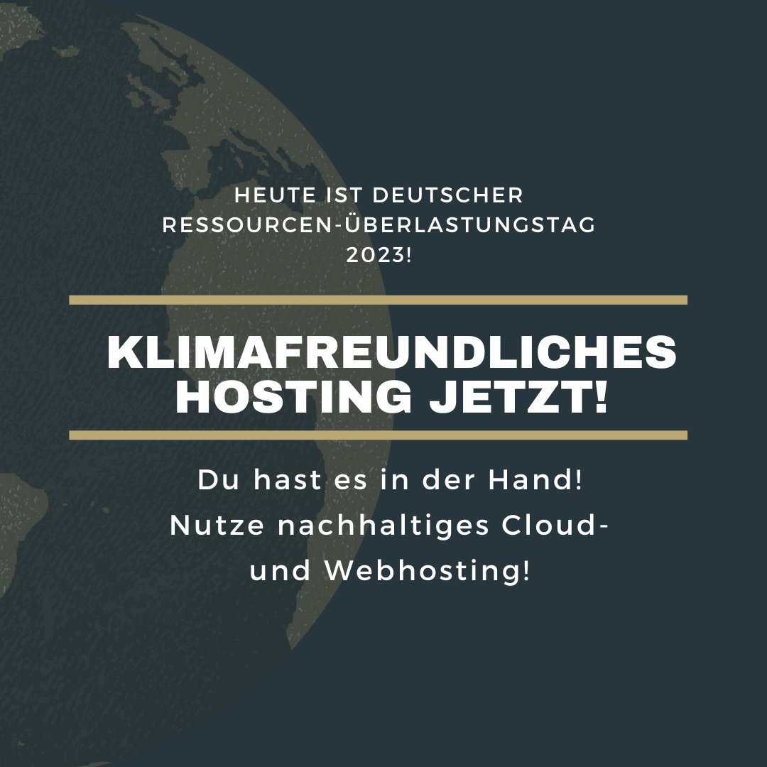Zirkuläre Kreislauf-Wirtschaft können wir! 🌍💪 Ist dein #Hosting etwa noch klimaschädlich? Dann komm in unser grünes #Rechenzentrum!
Alle Infos zu unseren energetischen Kreisläufen im nachhaltigen Rechenzentrum findest du hier: lnkd.in/emUeEkPJ
#overshootday #paderborn