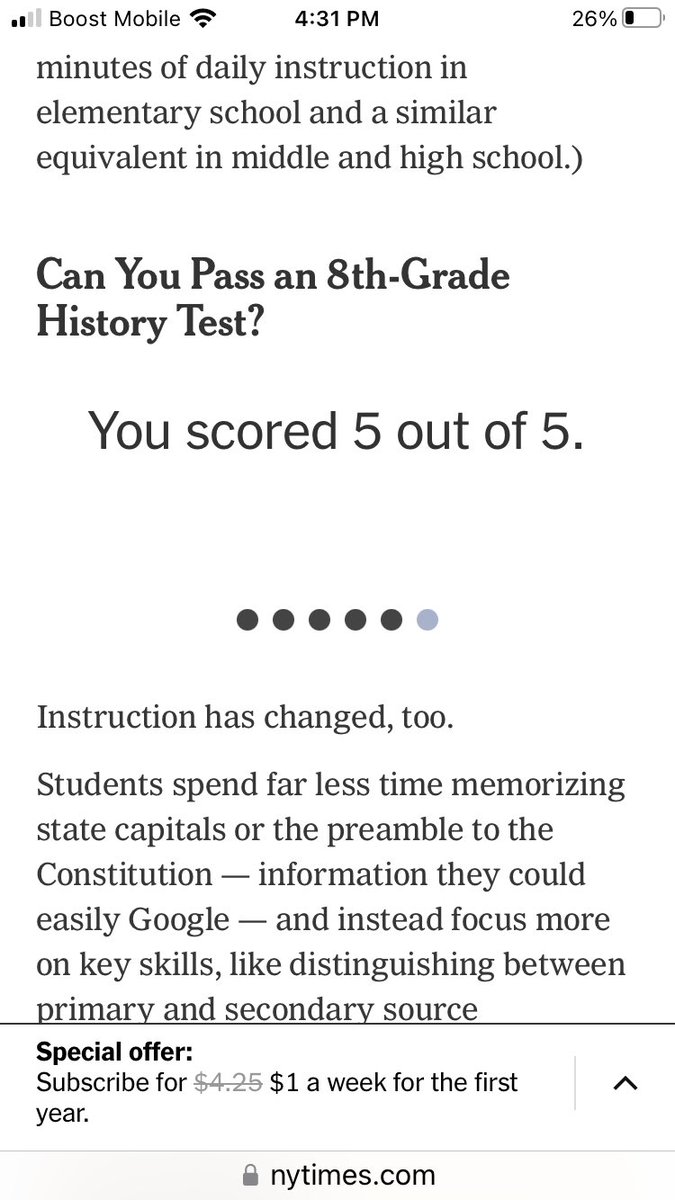 historynerd55's tweet photo. Phew! I passed! Honestly, this article in the previous tweet is part of the reason I hesitate to start teaching and also motivates me to teach 😞 https://t.co/nYZYjvBk0A