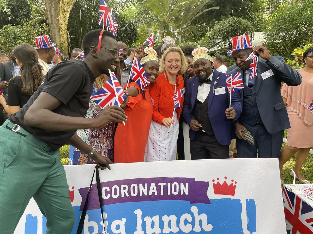 UKinUganda's tweet photo. Delighted to host 🇬🇧 affiliated organisations today for a luncheon as part of our celebrations to mark the #Coronation.

We have profiled some of their work &amp; are proud of their contribution to the development of local communities in 🇺🇬.

#CoronationBigLunch https://t.co/twvPUEPV1q