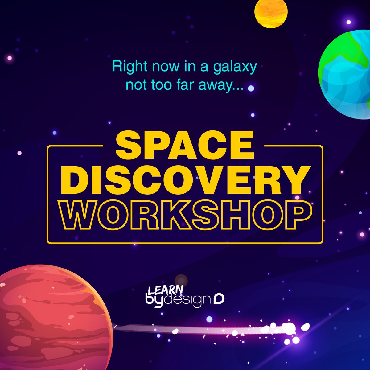 bydesigngroup's tweet photo. Happy #StarWarsDay! @StarWarsUK 

Right now in a galaxy not too far away... a Space Discovery workshop that's out of this world 🚀  

🪐 Planets
🌟 Stars
🤖 &amp; real robots!

Learn more &amp; book today 👇 
https://t.co/sP4xb07Mdd 

#TeacherTwitter #MayThe4thBeWithYou #EduTeacher https://t.co/thwhHjlFiv