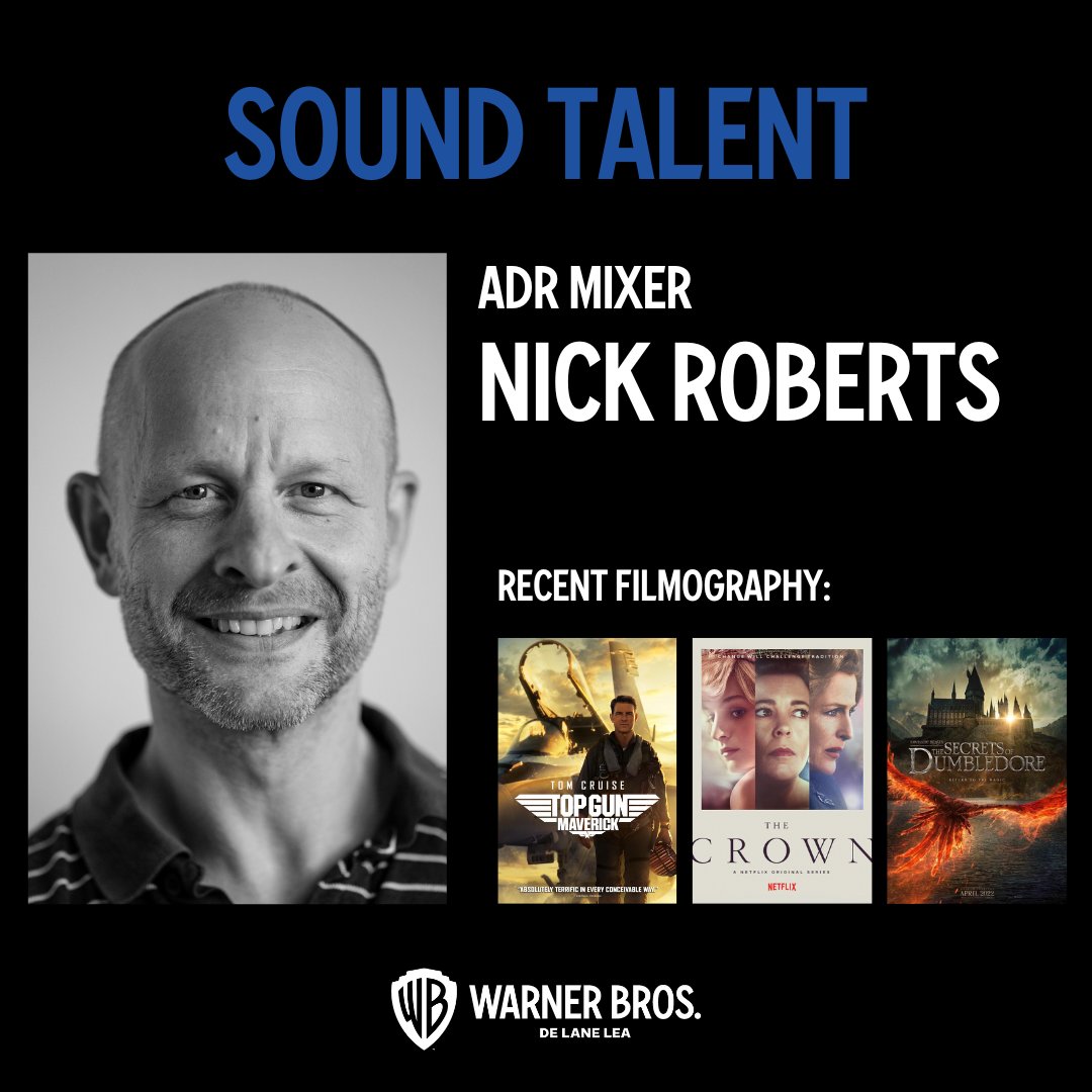 WBDeLaneLea's tweet photo. Meet our award-winning #WBDLL sound team 🤩 

With specialists in sound design, mixing, ADR and editorial, our talented team has been recognised with BAFTAs, Oscars and many other awards.
 
#WBDLL #SoundMixing #ADR https://t.co/yZbflDXRw2