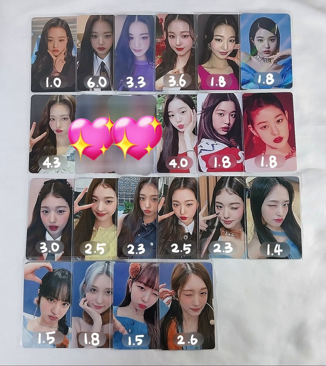 🛼 ดีลญี่ปุ่น / สินค้าไม่พร้อมส่ง 

Ive  Photocard 
〰️ ราคาเดมสอบถามทางร้าน
〰️ ราคาที่แจ้งจะรวมส่งกลับและภาษี
〰️ ค่าจัดส่งเอกชน 50
🐻 สนใจสามารถสอบถามก่อนได้ 💜 
#ตลาดนัดive