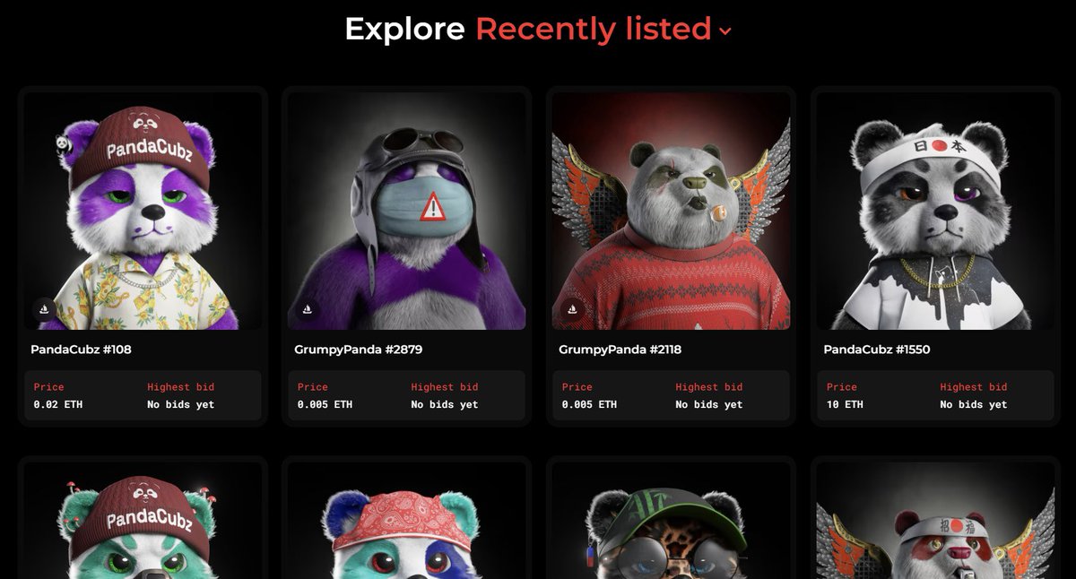 Grumpy_Pandaz's tweet image. Enter Uppeee NFT Marketplace: marketplace.uppeee.com

#NFT #NFTMarketplace #GrumpyPandaz #PandaCubz