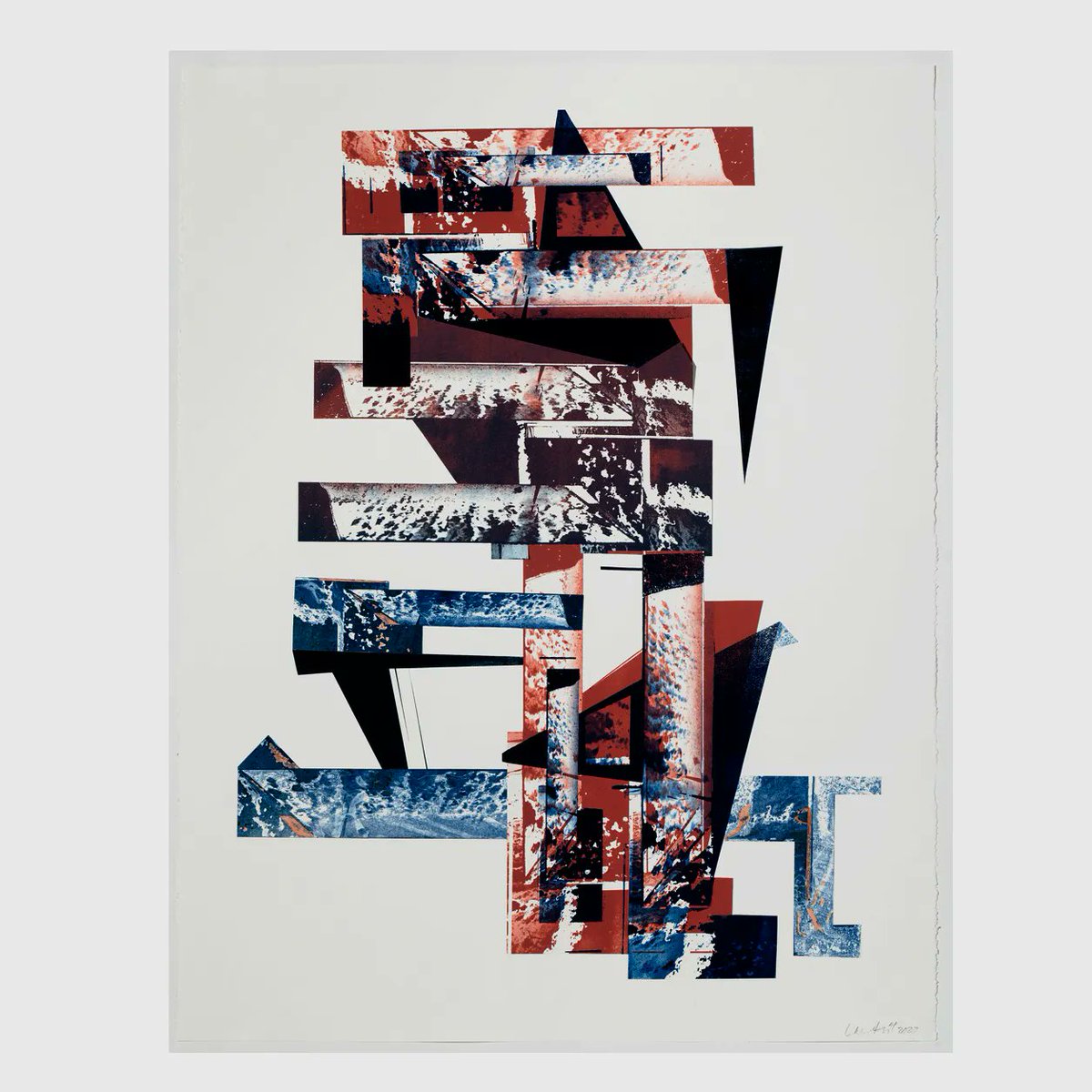 Opening this week: Gallery artist 
Laurie Alpert: “And the Beat Goes On” 

May 3 - 28, 2023
Opening Reception: Friday, May 5, 6-8 pm

Pictured: Building Space, polyester plate lithograph, 2023 

#sowabosston #printmaking #worksonpaper @lauriealpert