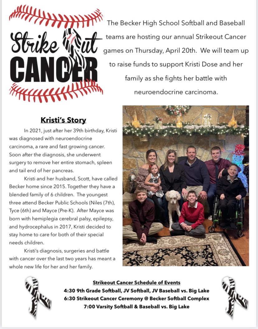 Becker MN Softball tweet media