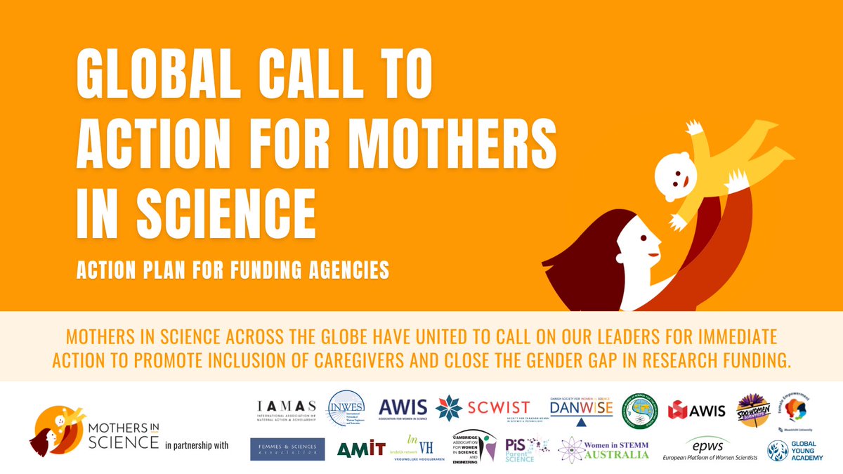 mothersinsci's tweet photo. We released an #ActionPlan with recommendations to promote inclusion of caregivers in #ResearchFunding. Such policies are important to support academic mothers struggling with #MaternalMentalHealth issues. Share and raise awareness. #Action4STEMMoms
https://t.co/QkLLrbQKG6 https://t.co/ODQlwU0H1P